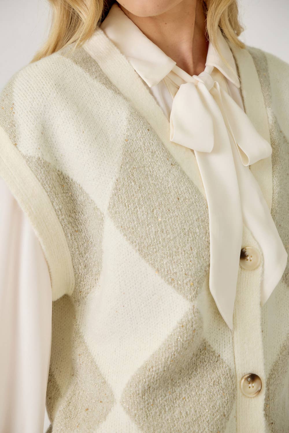 Shimmer & Shine Argyle Sweater Vest