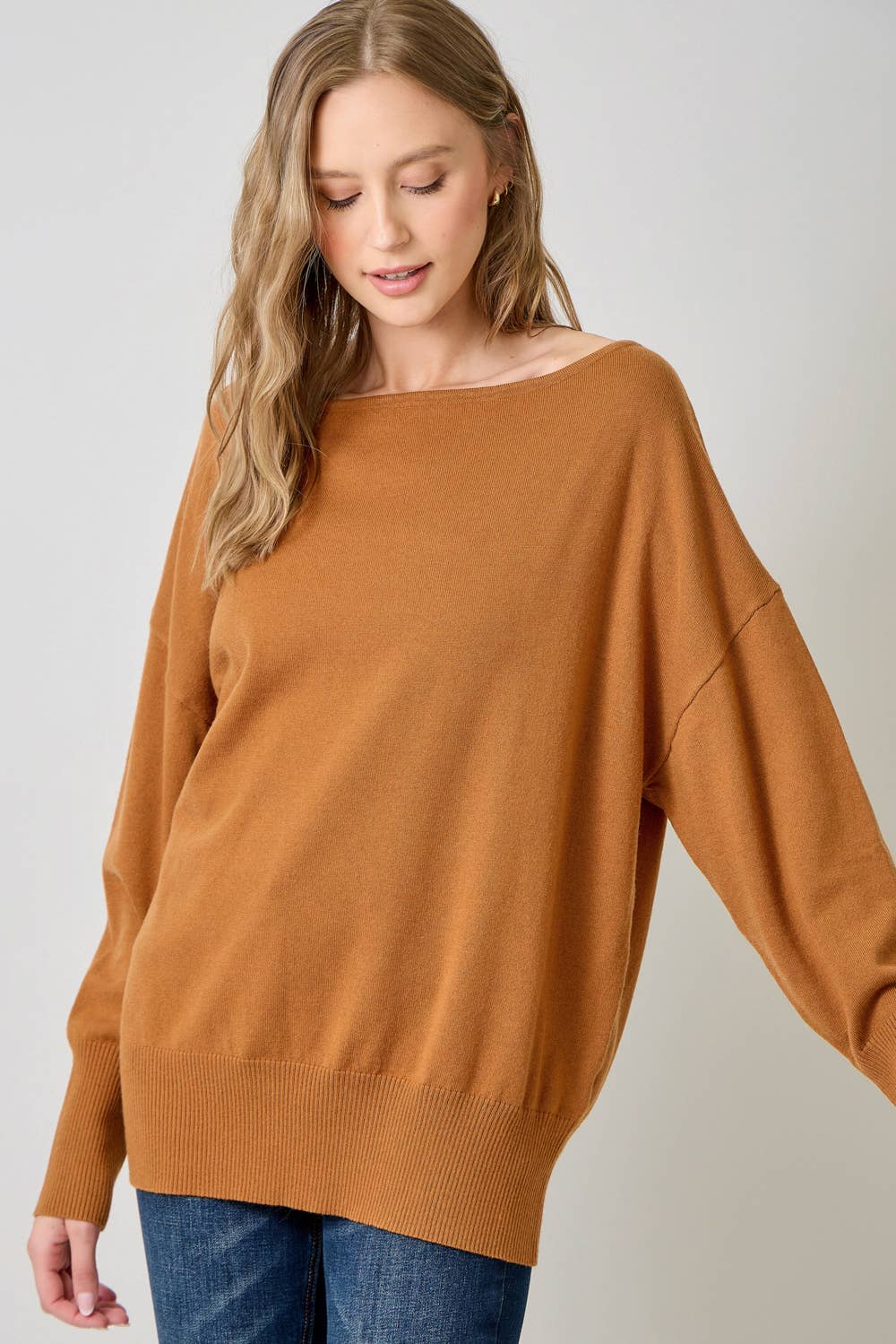 Cozy Allure Off-Shoulder Sweater