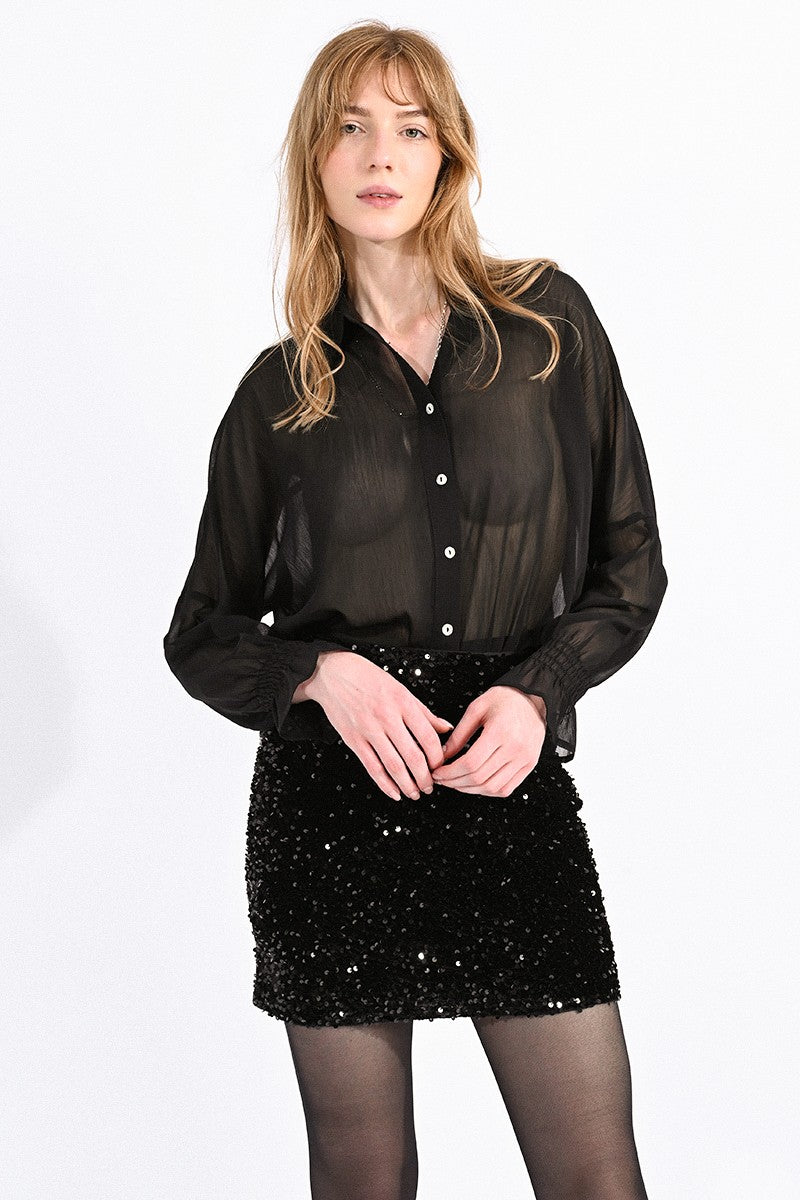 Luxurious Sheer Shirt