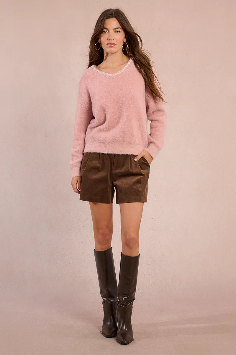 Pearls & Pink Dreams Sweater