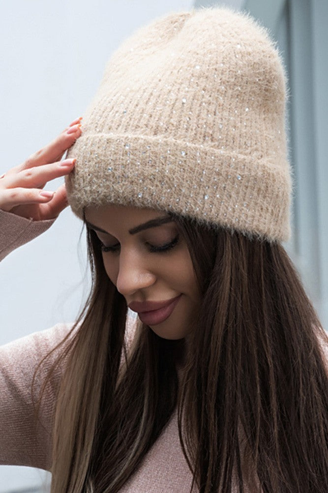 Bling Studded Beanie Hat