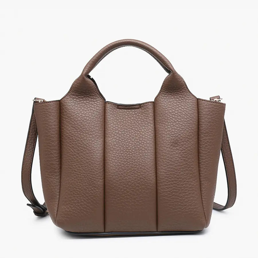 Maddox Vegan Pleated Satchel