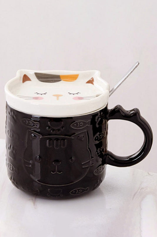 Cat Fish Ceramic Mug Cup