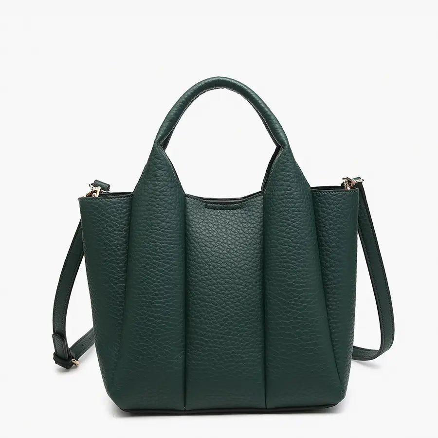 Maddox Vegan Pleated Satchel