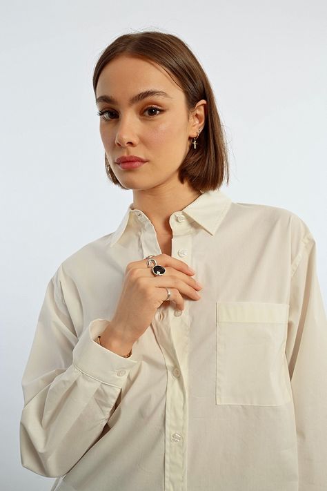 Classic White Button Up Shirt Pizzazz Beloit