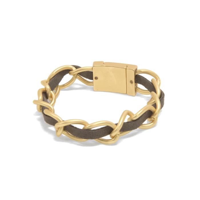 Suede Chain Bracelet
