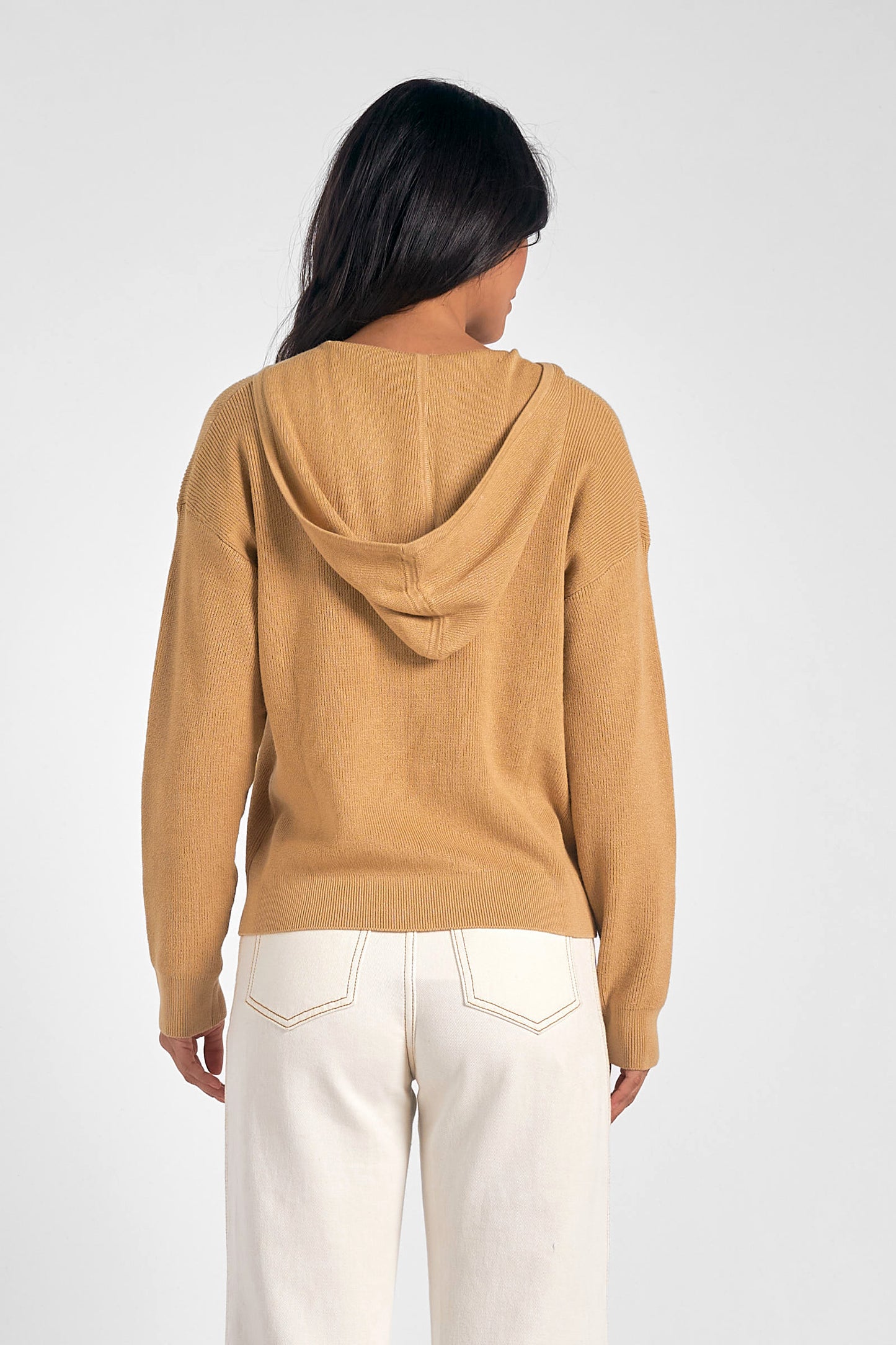 Deep V Hoodie Swaeter