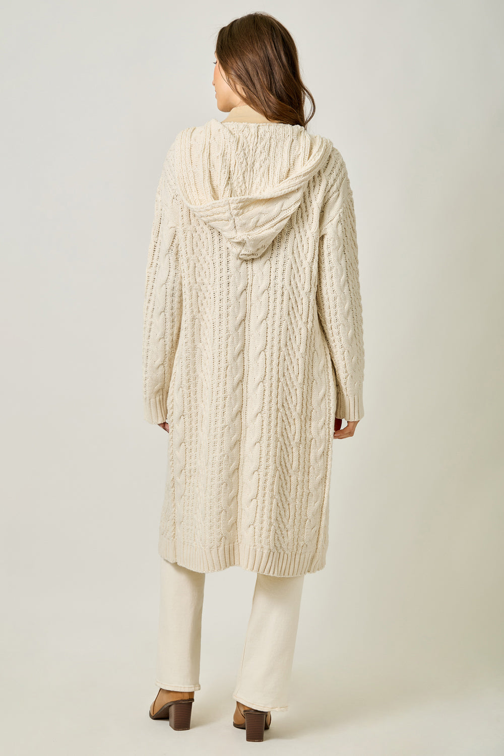 Cozy Cable Midi Cardigan