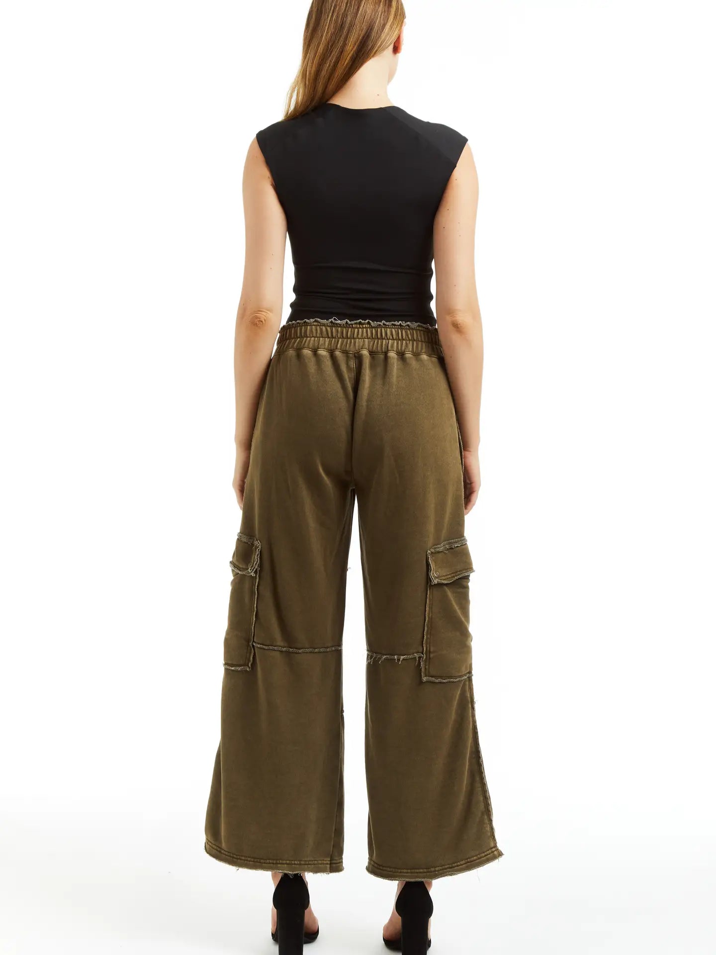 Everyday Ease Cargo Pants – Faded Olive