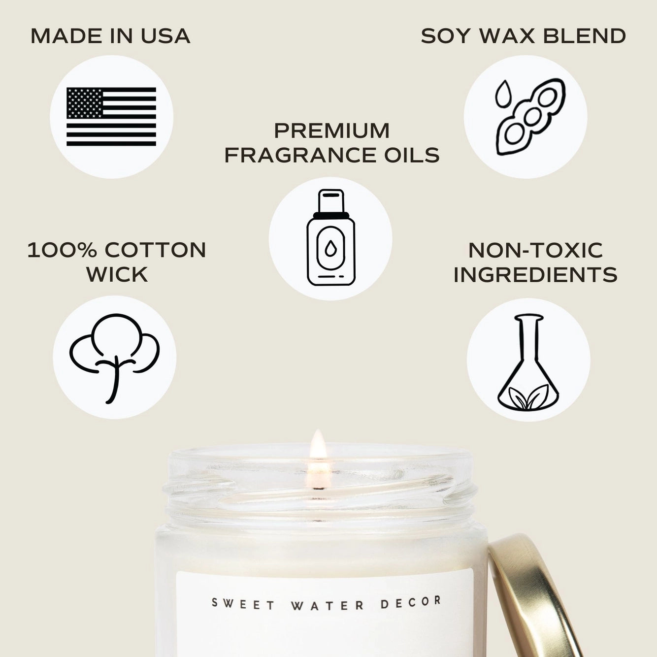 Cinamon Rolls 12 oz Soy Candle