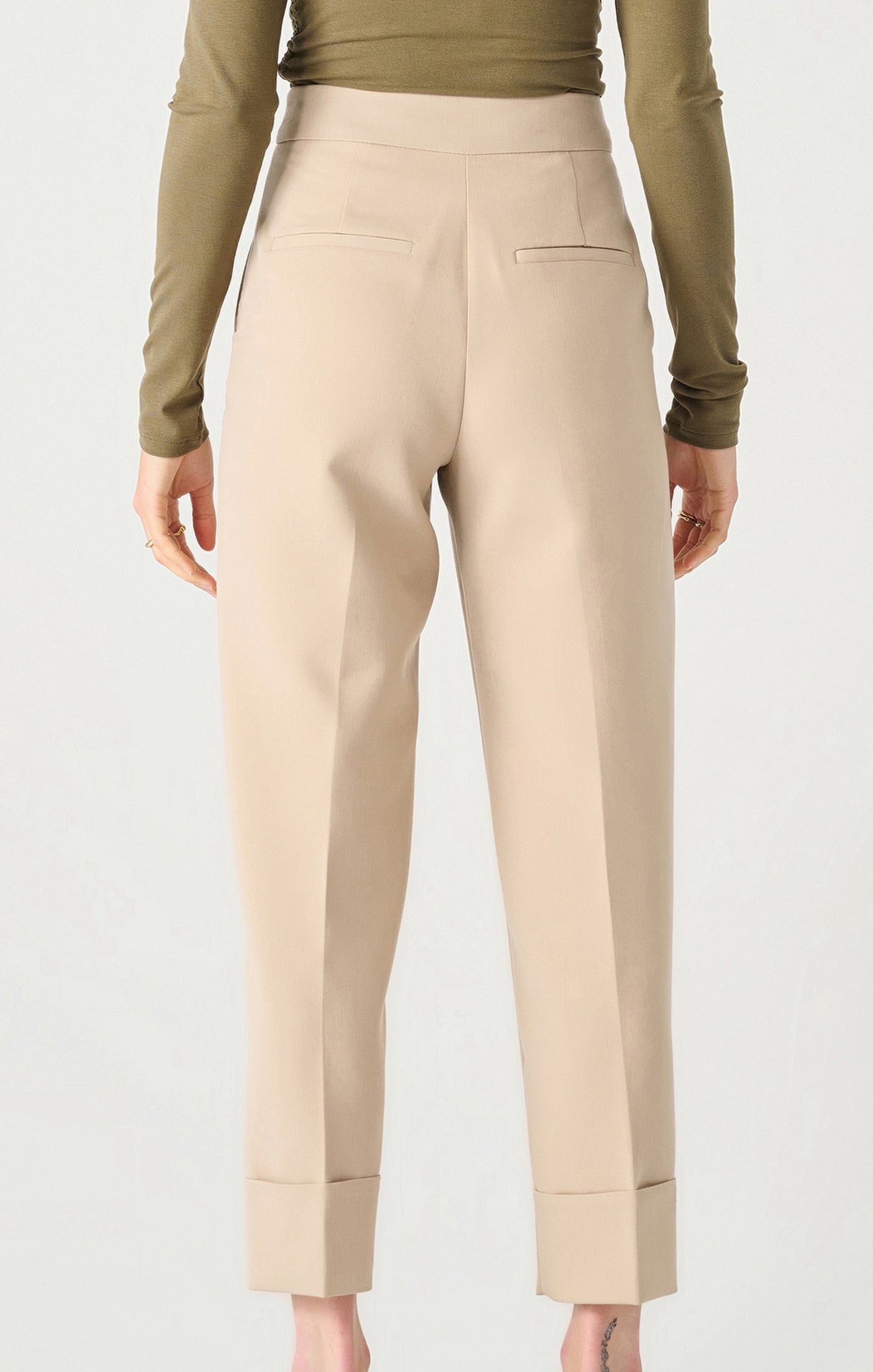 Cuffed Straight Leg Pants Pizzazz Beloit