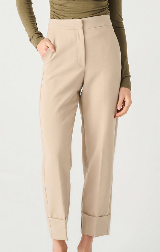 Cuffed Straight Leg Pants Pizzazz Beloit