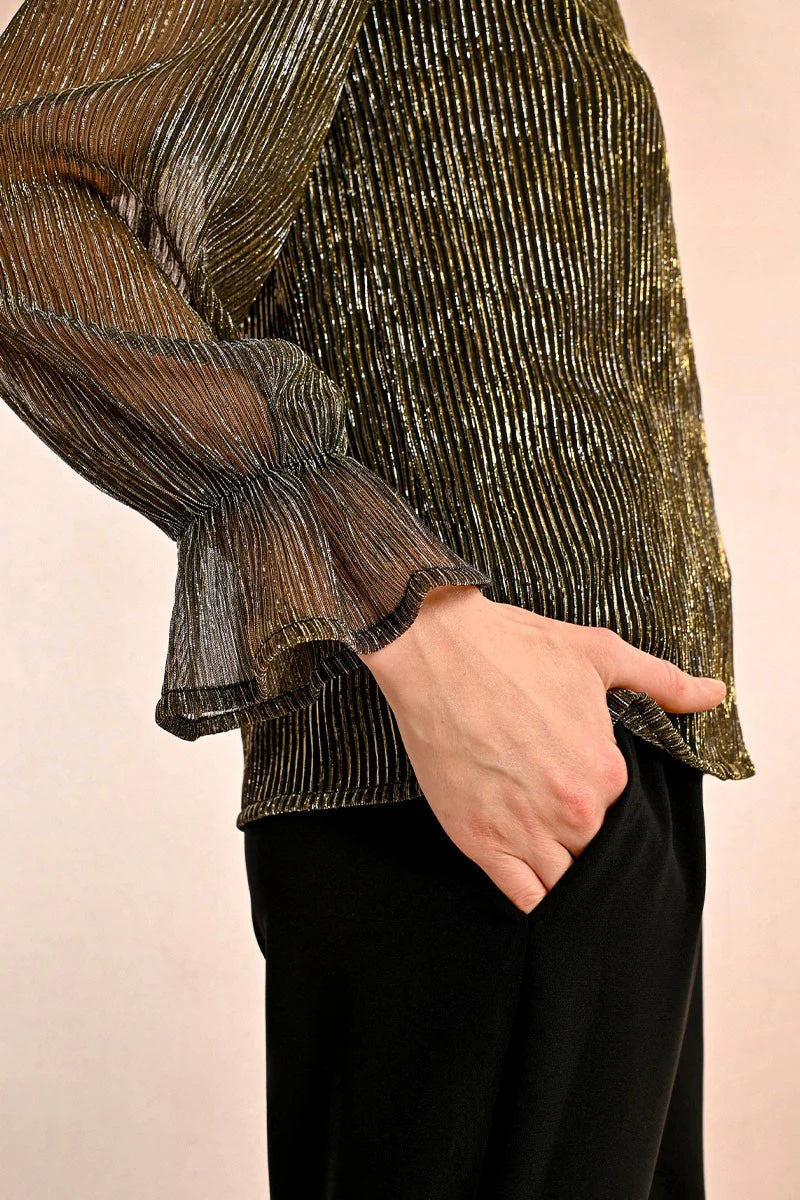Elegant Shimmer Lurex Blouse Pizzazz Beloit