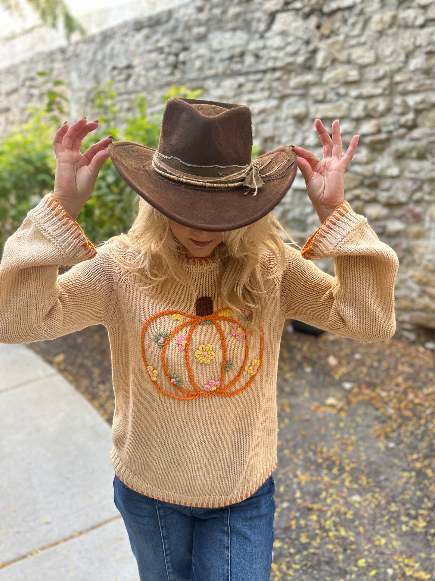 Pumpkin Patch Pretty Sweater