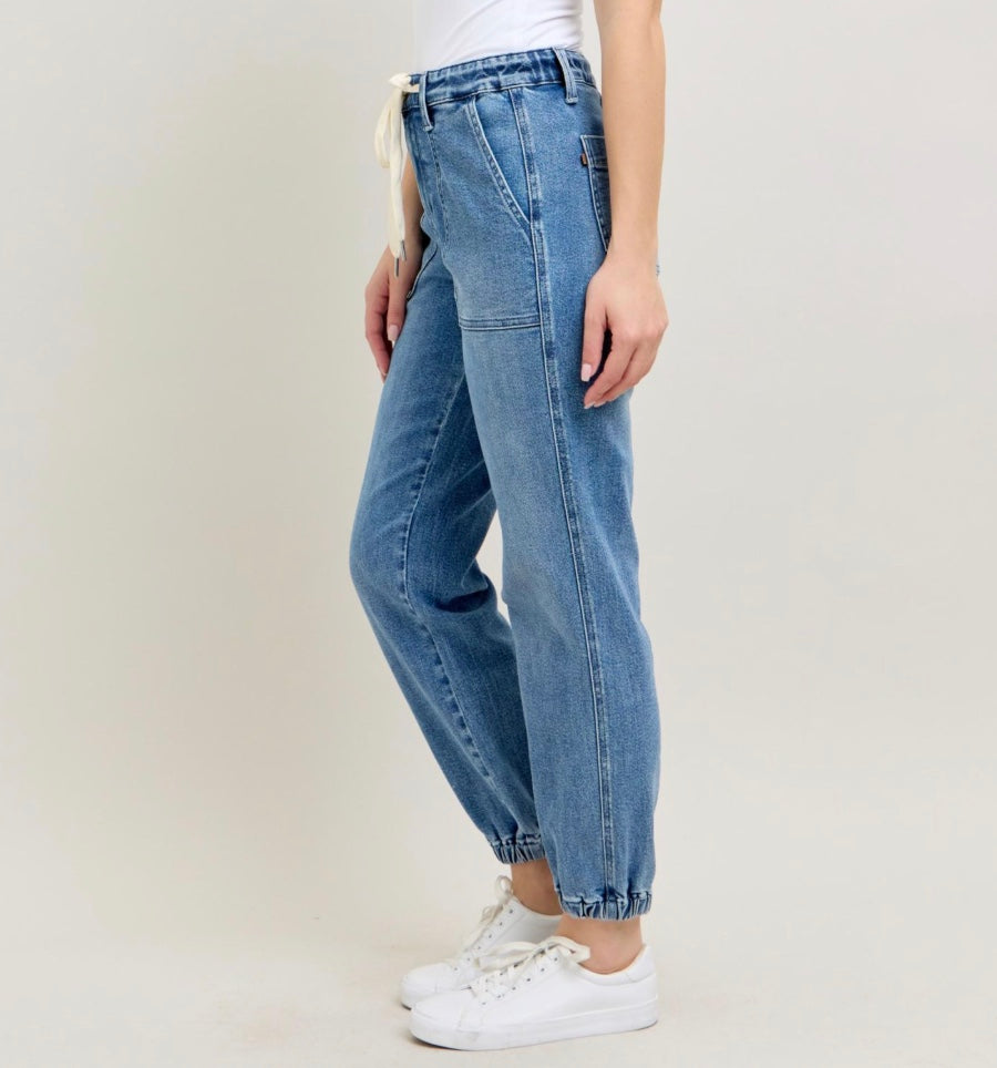 Judy Blue High Waist Denim Jogger