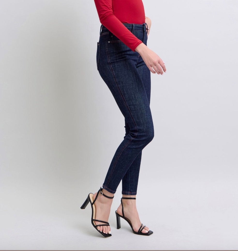 Judy Blue High Waist Heart Shaped Back Pocket Skinny Jeans
