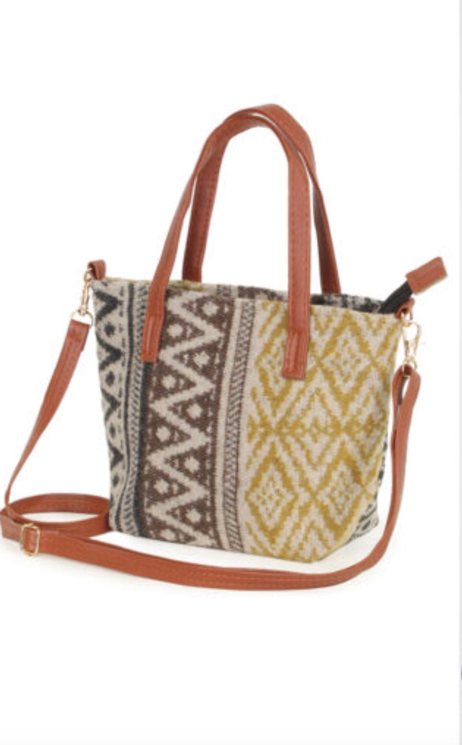 Western Print Small Crossbody Bag