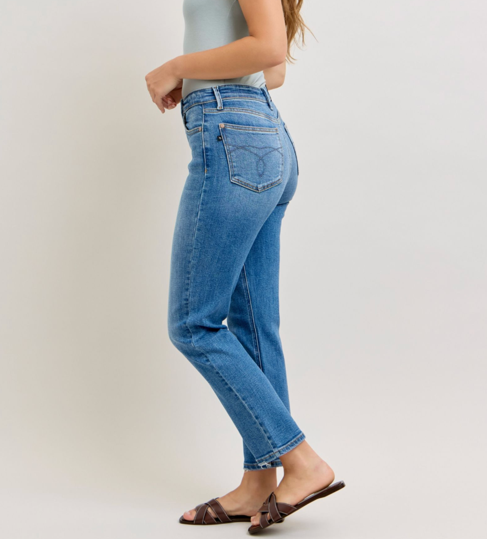 Everyday Magic High-Waist Ankle Straight Jeans