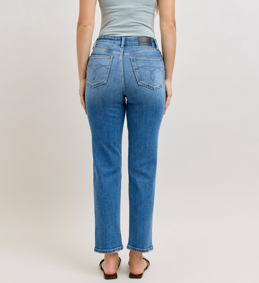 Everyday Magic High-Waist Ankle Straight Jeans