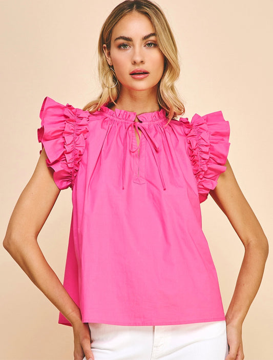 Playful Ruffled Shirt