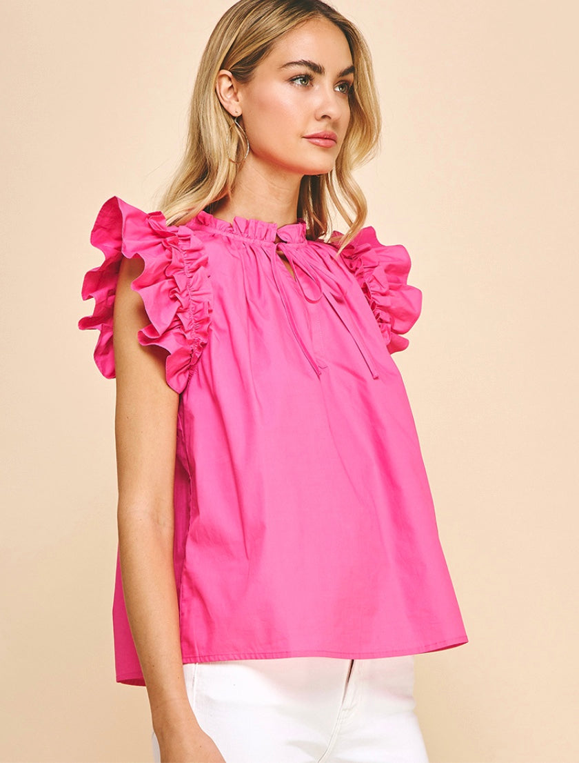 Playful Ruffled Shirt