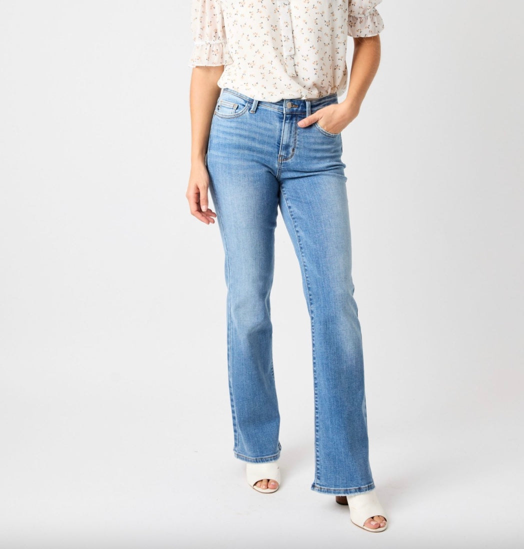 Judy Blue Vintage Mid Rise Bootcut Jeans