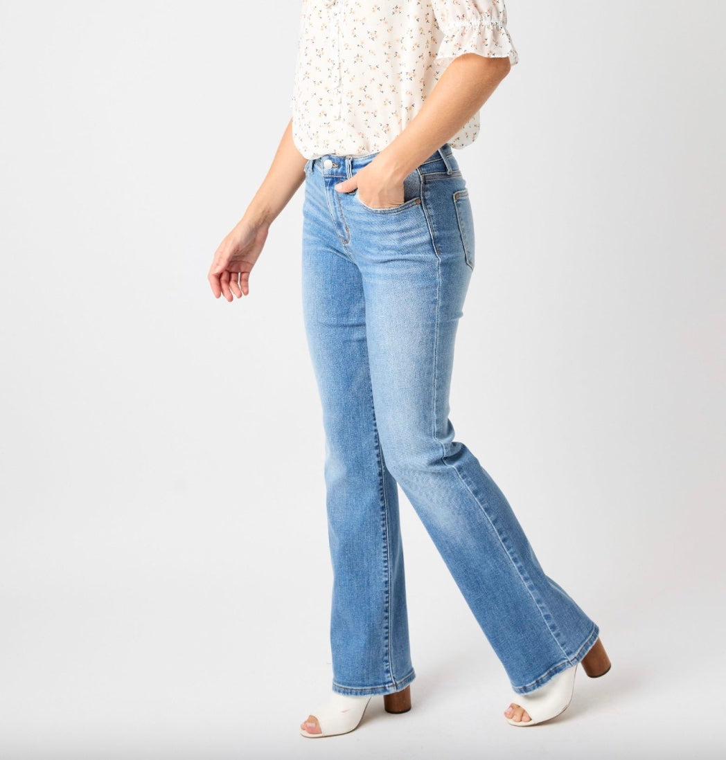 Judy Blue Vintage Mid Rise Bootcut Jeans
