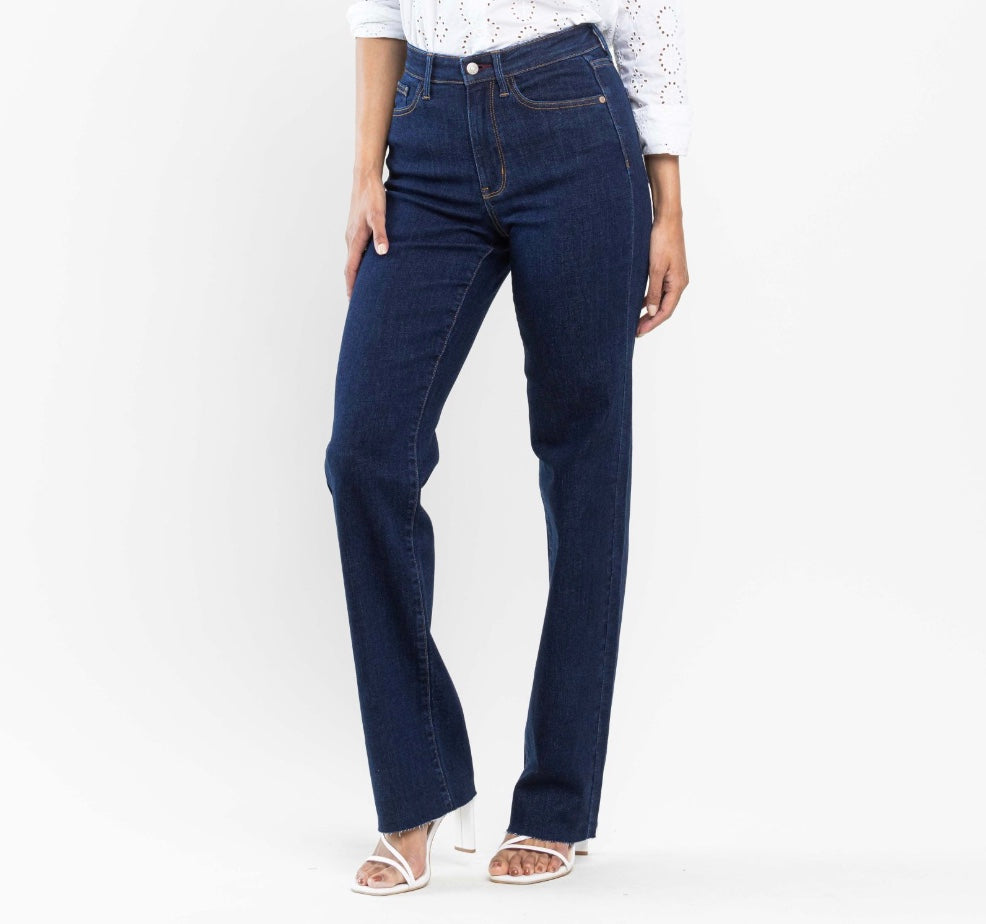 Judy Blue High Waisted Tummy Control Classic Straight Leg Jeans