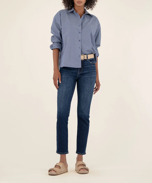 Kut From The Kloth Reese High Rise Ankle Straight Leg