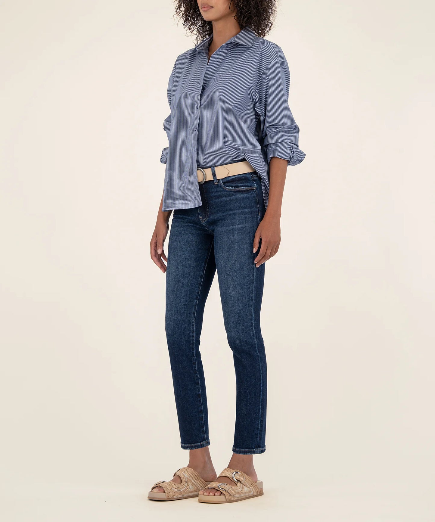 Kut From The Kloth Reese High Rise Ankle Straight Leg