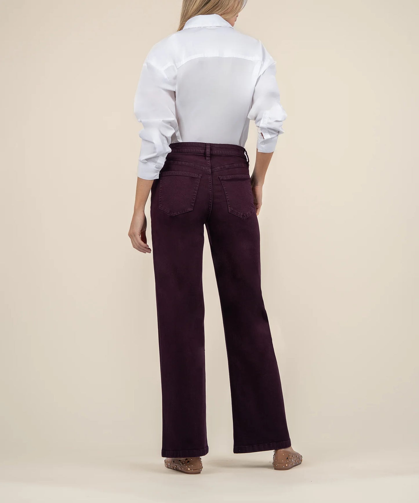Kut From The Kloth Jean High Rise Wide Leg Clean Hem Jeans
