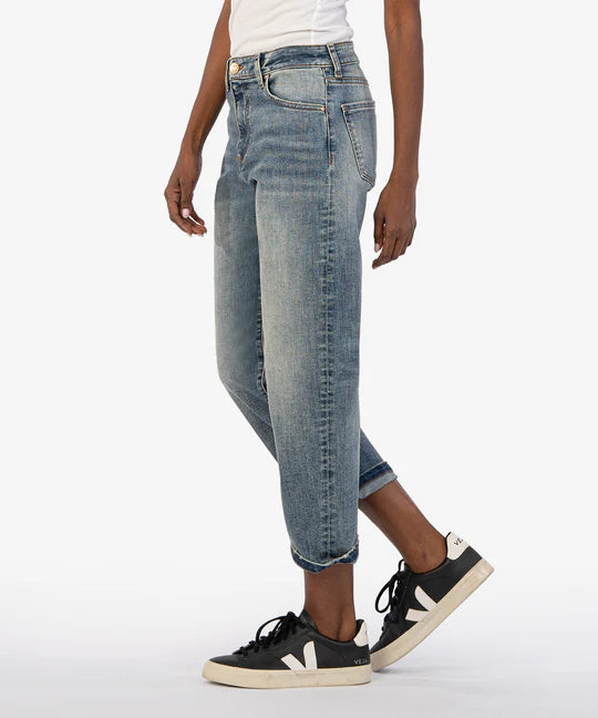 Kut From The Kloth Sienna Baggy Boyfriend Crop Jeans