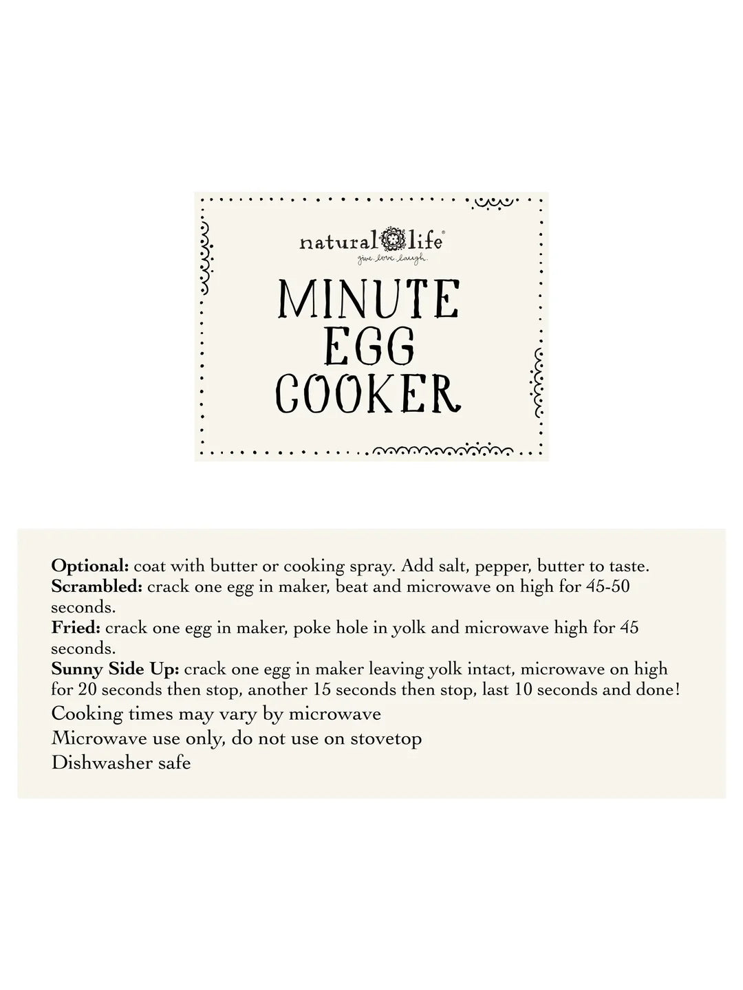 Natural Life Minute Egg Maker