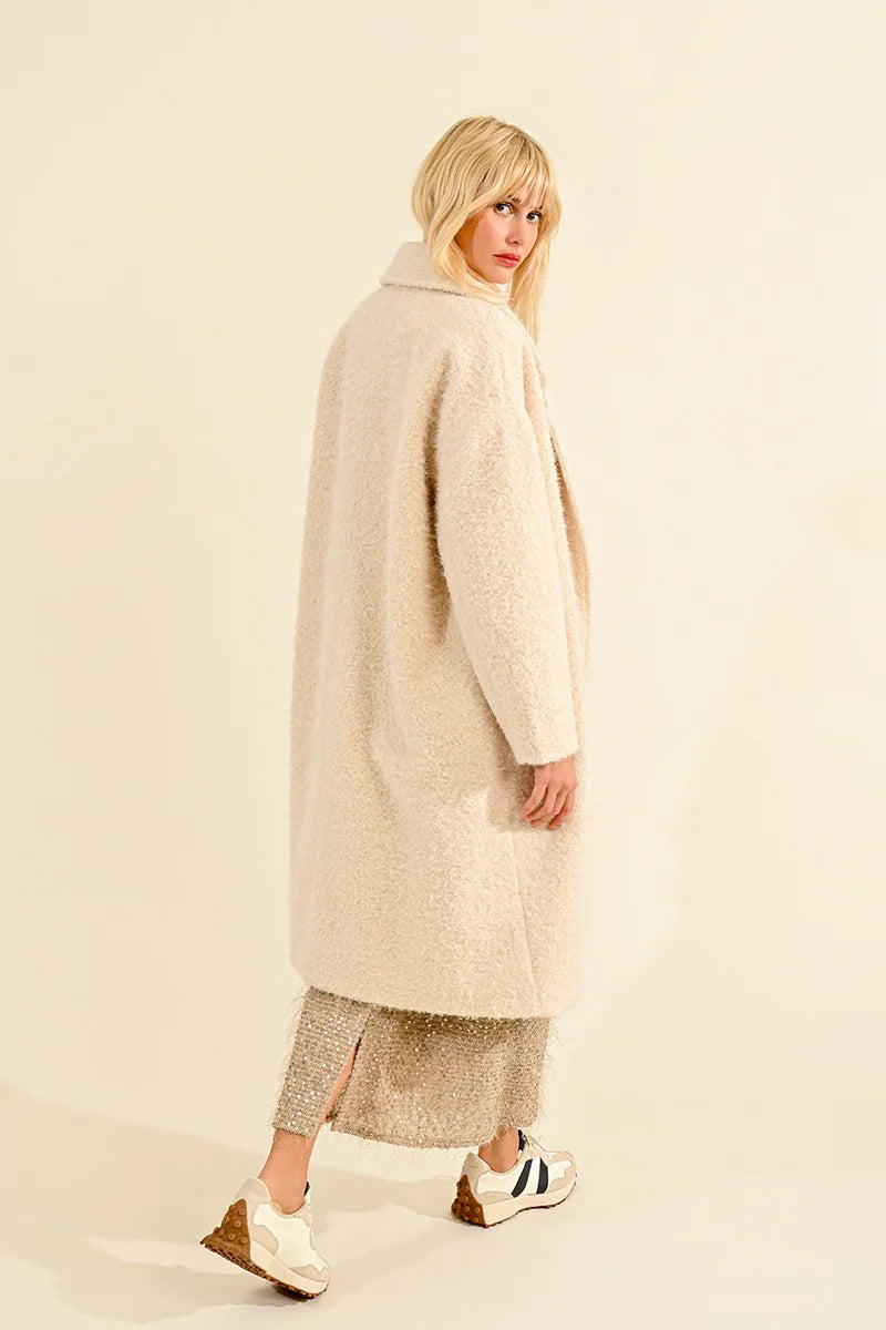 Long Faux Sheepskin Coat Pizzazz Beloit