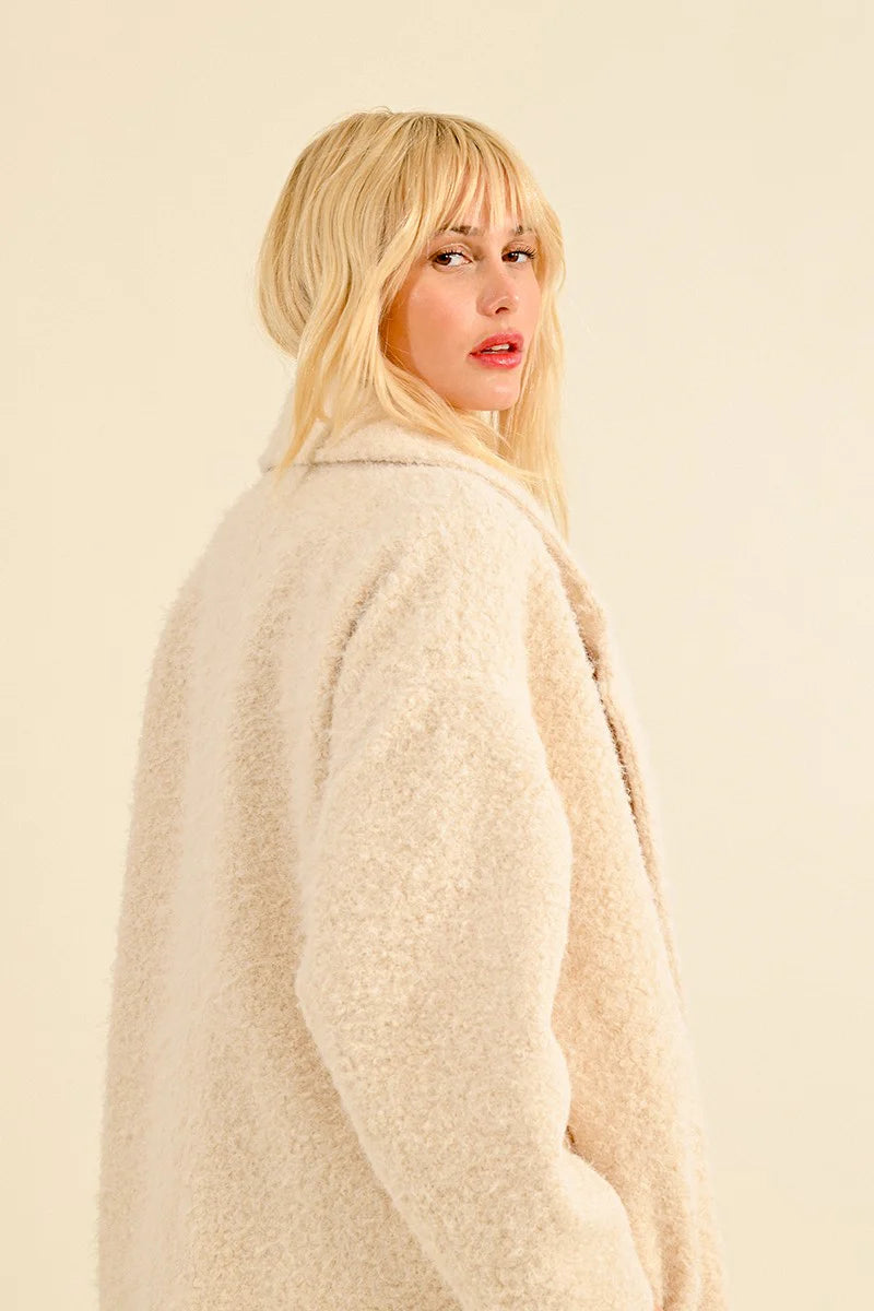 Long Faux Sheepskin Coat Pizzazz Beloit