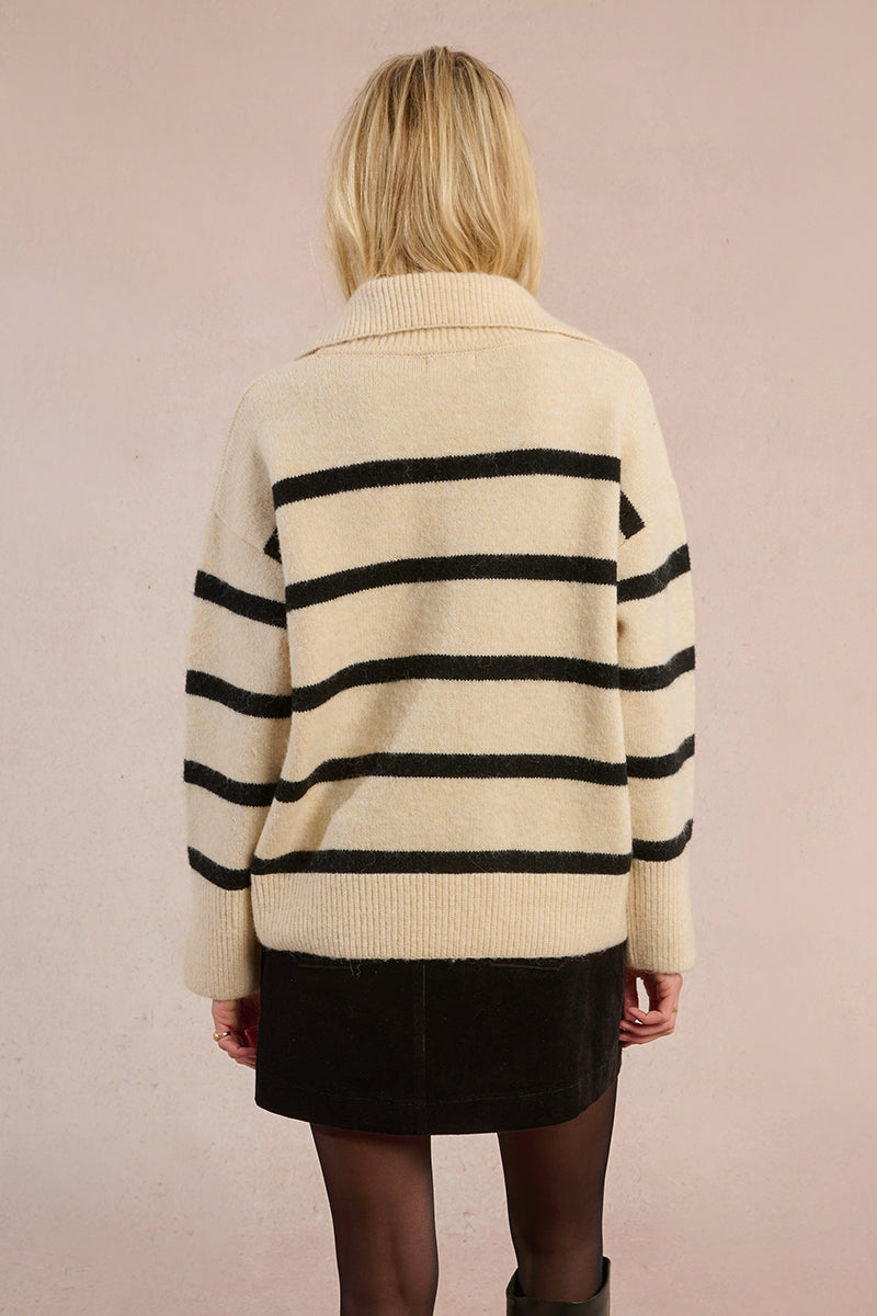 Cozy in Contrast Sweater