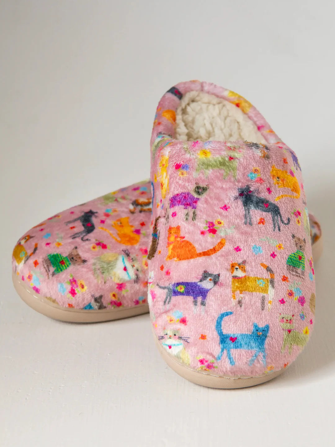 Natural Life Cat Cozy Slippers