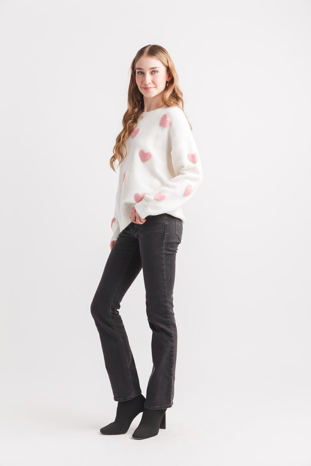 Sweetheart Chenille Sweater