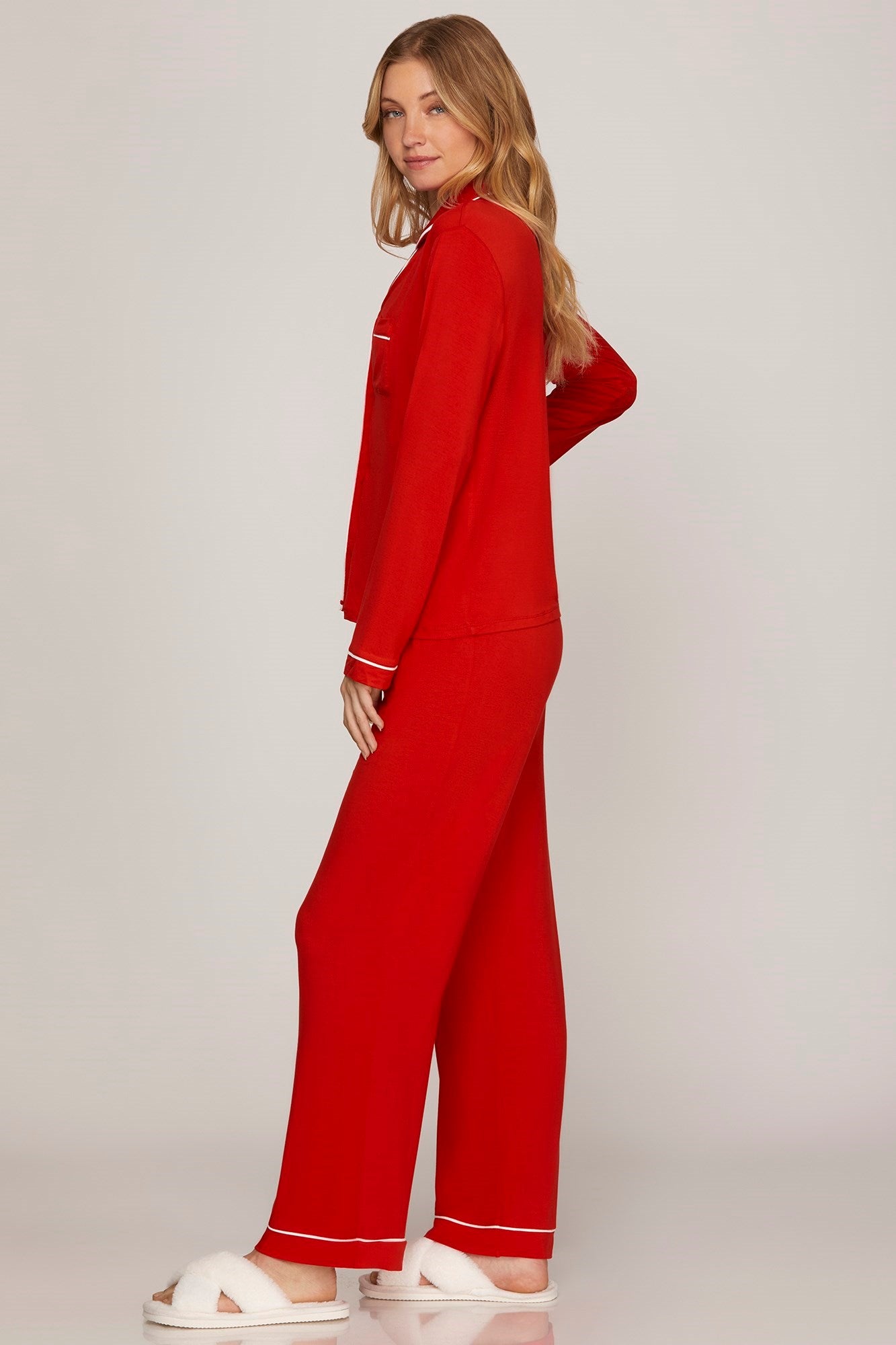 Cozy Stretch Knit Pajama Set