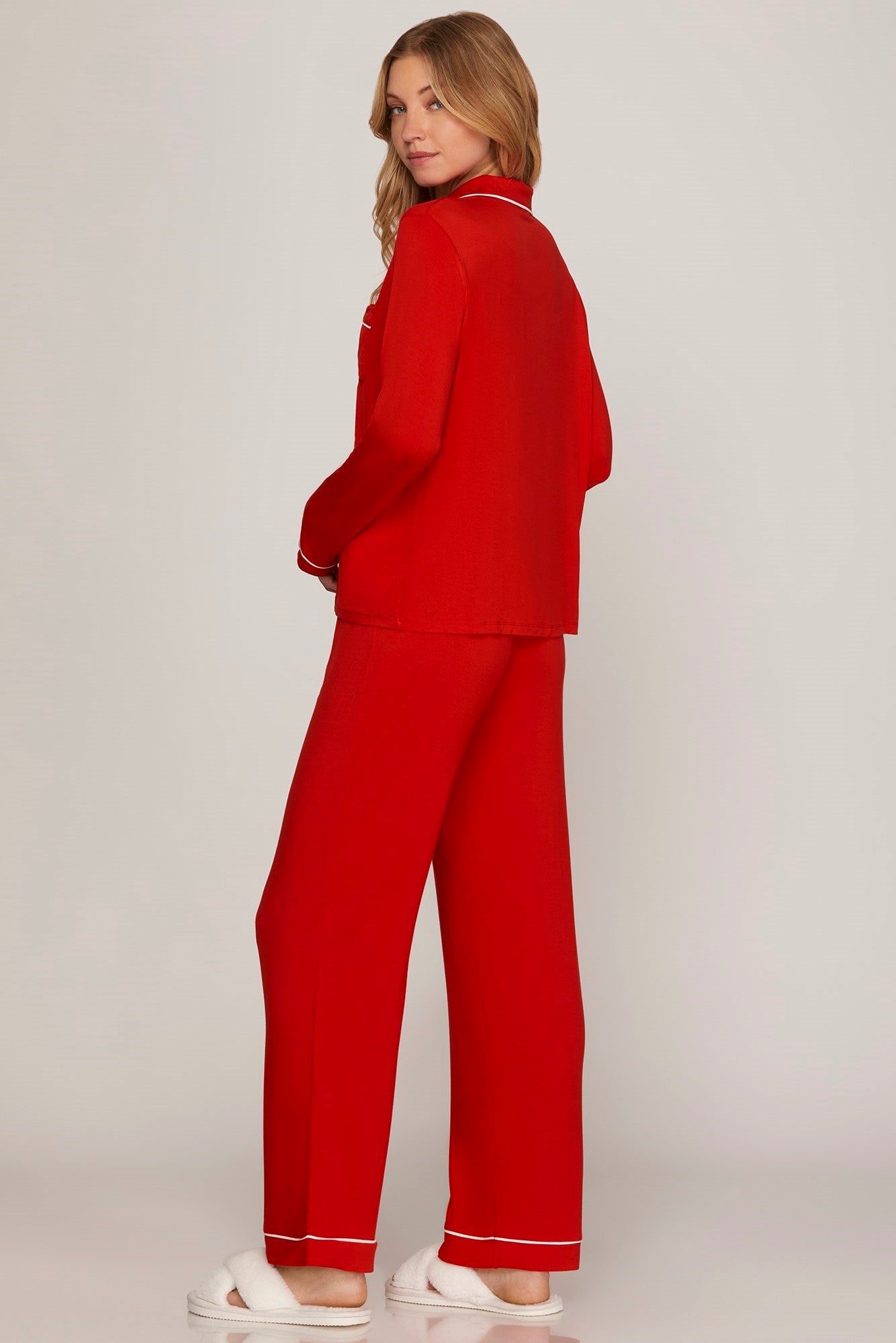 Cozy Stretch Knit Pajama Set