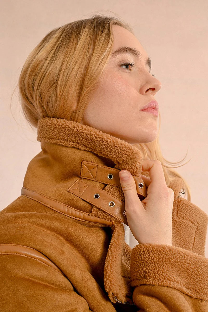 Suedette Bomber Jacket Pizzazz Beloit