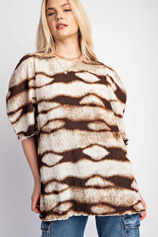 Bold & Breezy Puff Sleeve Top