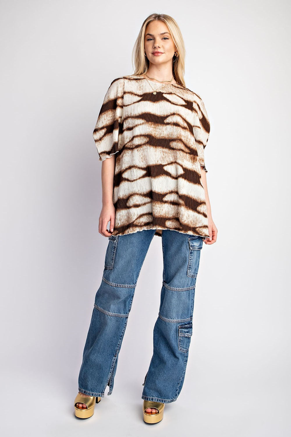 Bold & Breezy Puff Sleeve Top
