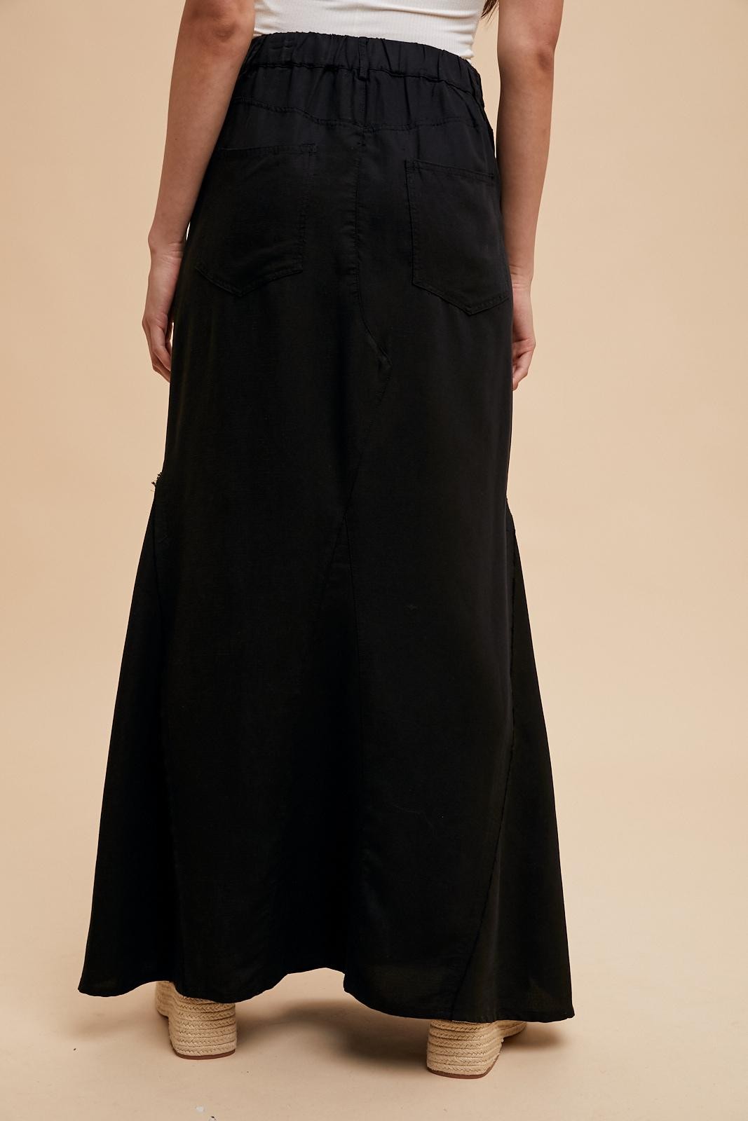 Tencel Frayed Mermaid Skirt Pizzazz Beloit