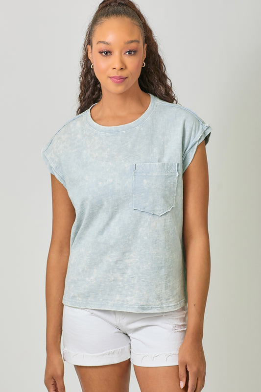 Washed Slouchy Essential Tee Pizzazz Beloit
