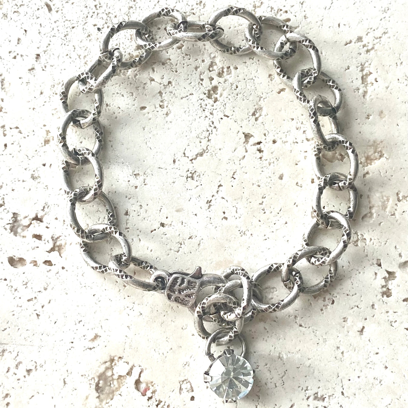 Vintage Etched Chunky Bracelet
