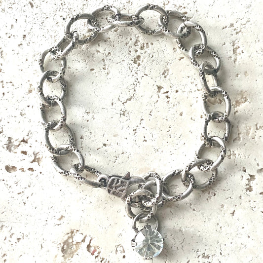 Vintage Etched Chunky Bracelet
