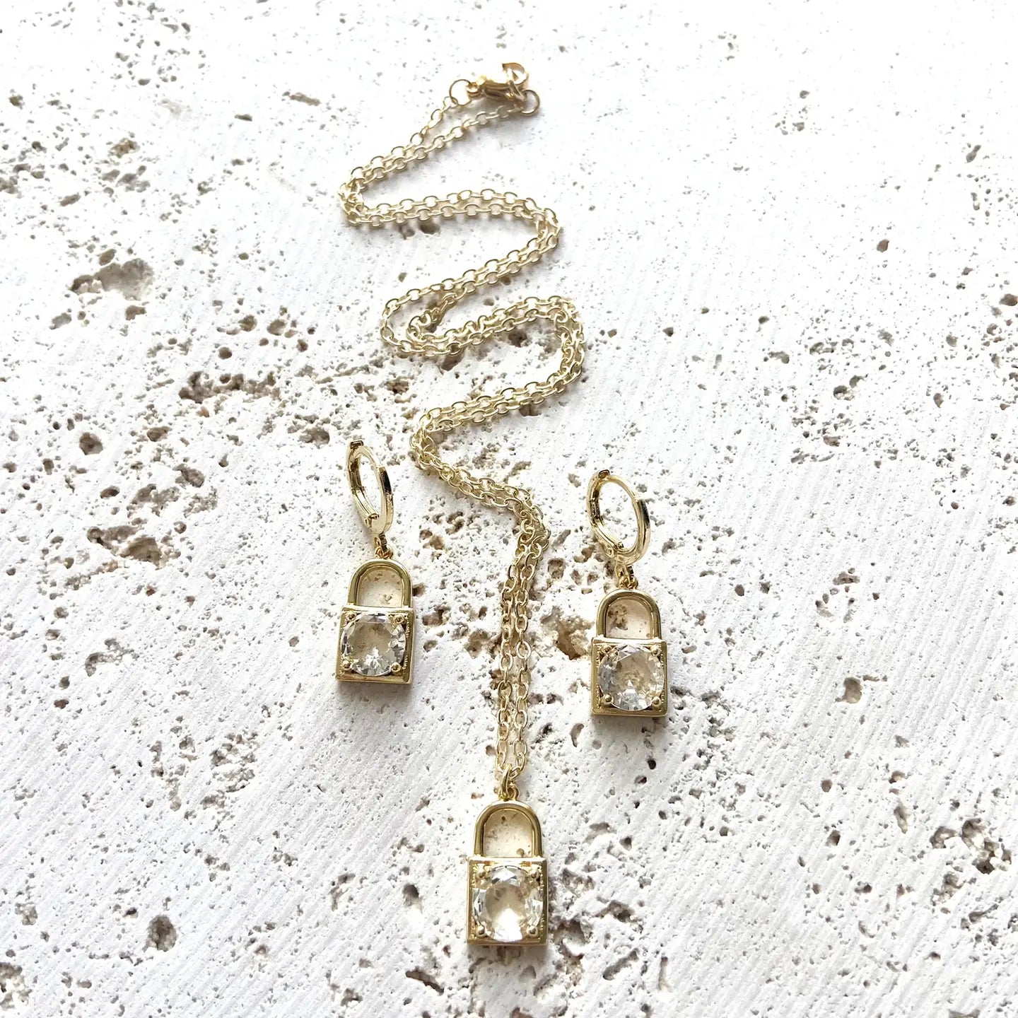 Crystal Lock Boutique Necklace