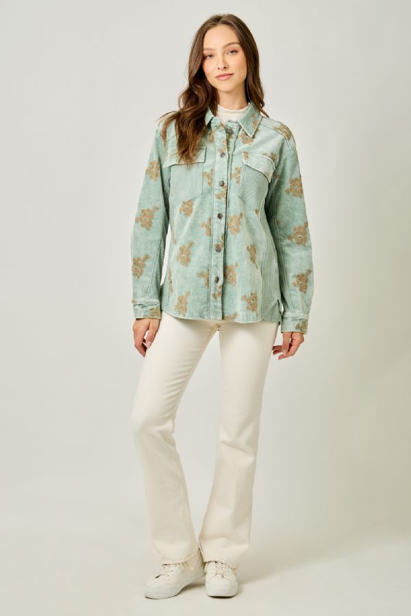 Wildflower Wash Corduroy Jacket