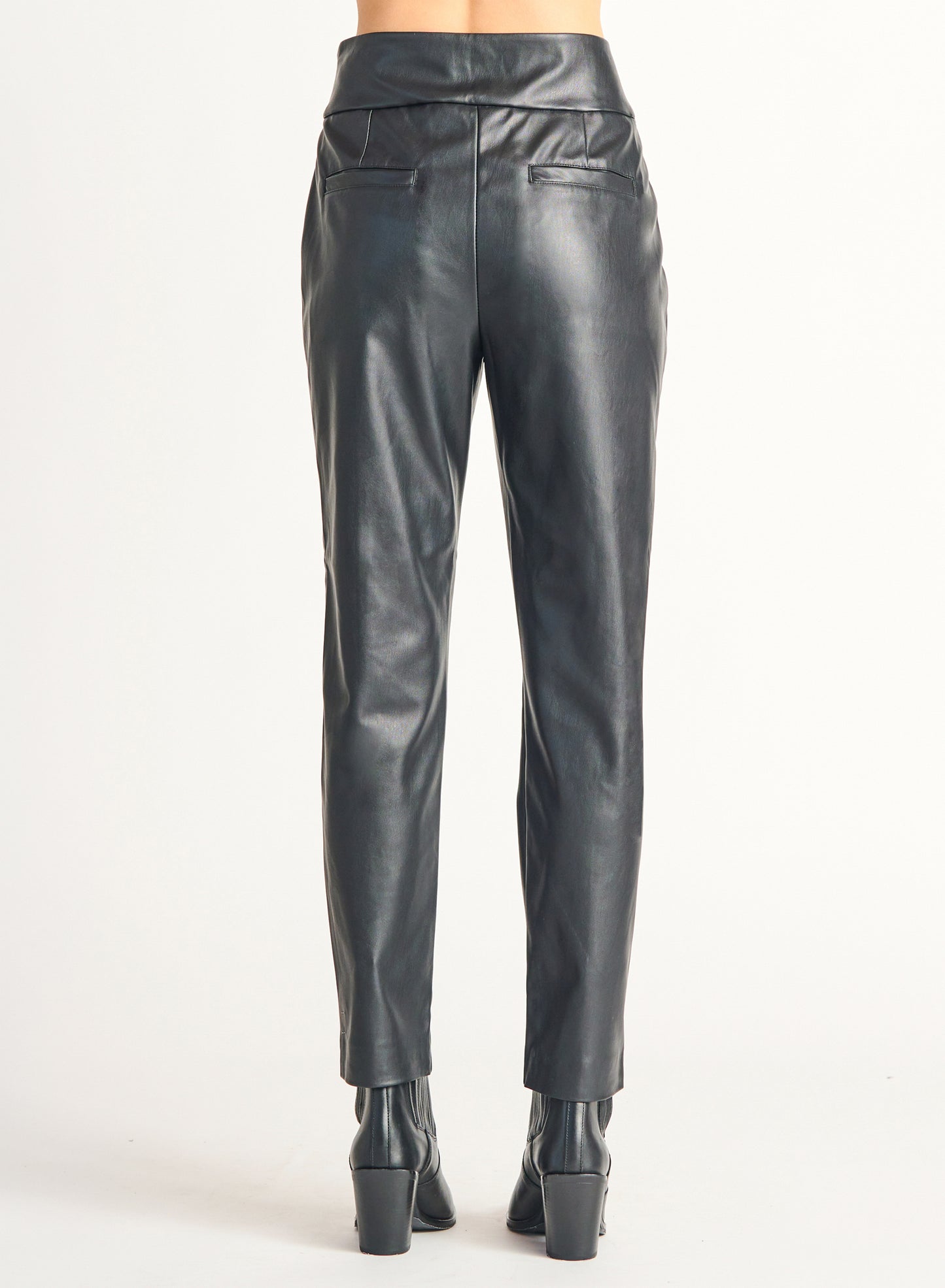 Slim Fit Faux Leather Pant